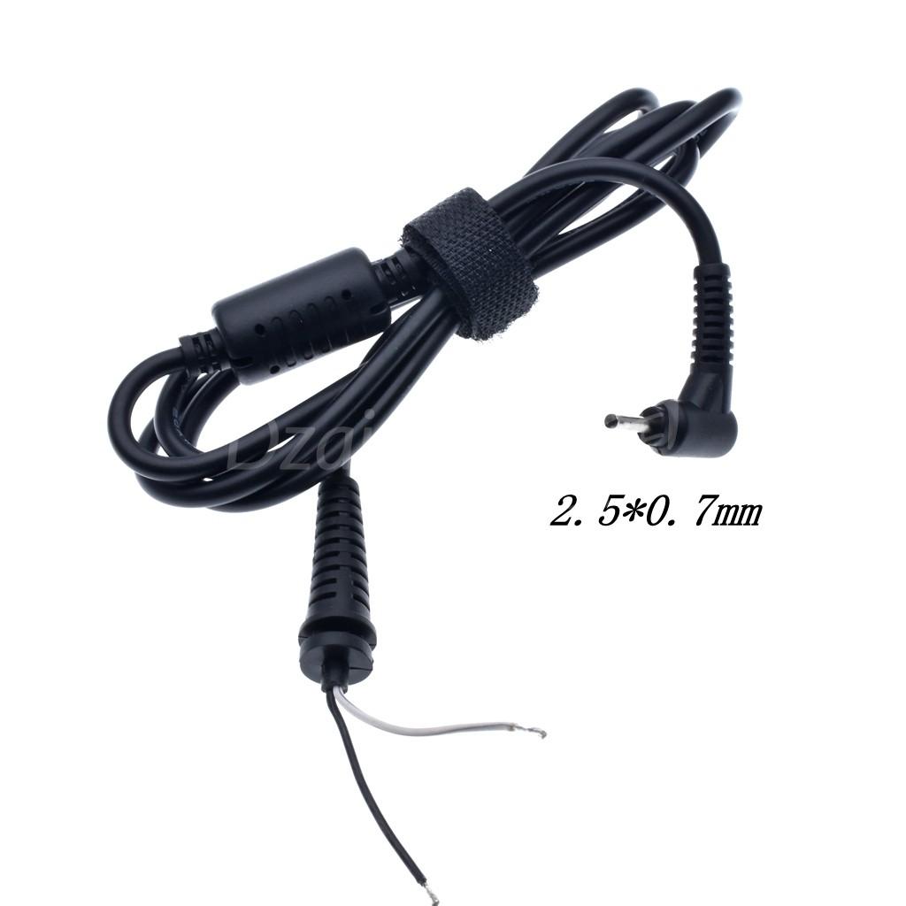 C-ble-d-alimentation-avec-connecteur-1-2M-2-5x0-7mm-cordon-pour-Samsung-TIV-Smart-2.jpg_Q90-2.jpg Câble d'alimentation pour ordinateur portable chargeur d'alimentation cc, connecteur de prise de pointe avec cordon/câble pour ASUS Samsung TIV Smart PC Pro – Image 4