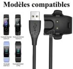 سوار هواوي هونور الأصلي من Chargeur 4/5 يشحن أيضًا سوار Huawei 3 الموالية / الفرقة 3 / الفرقة 2 Pro Chargeur Base Universele Huawei Honor Smart band Huawei ,ساعة هونر الذكية الذكية - الصورة 2