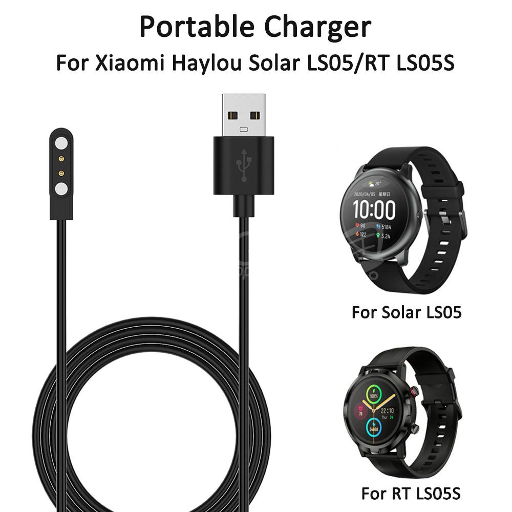 Chargeur-pour-montre-connect-e-Xiaomi-haylou-LS05-RT-LS05S-Imilab-kw66-Ticwatch-GTX-CXB01-chargeur.jpg_Q90.jpg Câble de charge magnétique pour montre intelligente Smart watch  LS05. smartwatch /montre connectée – Image 1