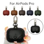 Étui pour AirPods 2  écouteurs Bluetooth sans fil en cuir véritable  accessoires de peau de couverture de protection pour étui de charge Apple AirPods