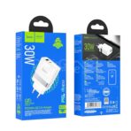 Chargeur HOCO mural "N21 Tops peed" double port PD30W + QC3.0 EU