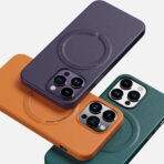 Étui arrière IP14 Magsafe en cuir de qualité supérieure pour iphone 14 – Image 4