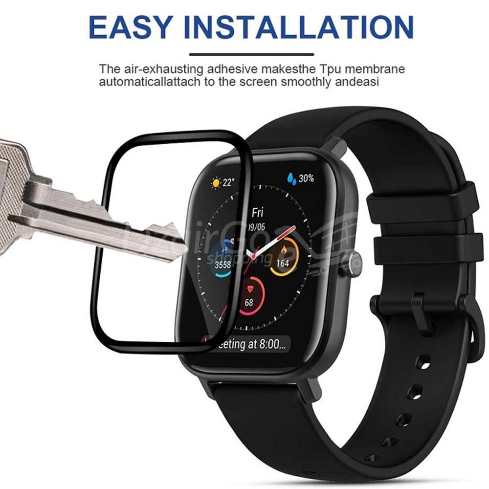 Film-de-protection-d-cran-en-Tpu-pour-Amazfit-GTS-2-GTS-gts-2e-couverture-compl-2.jpg_Q90-2.jpg Film de protection d'écran en Tpu pour Amazfit GTS 2 /GTS / gts 2e, couverture complète 3D, souple, incurvé, HD, transparent – Image 3