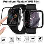 Film de protection d'écran en Tpu pour Amazfit GTS 2 /جي تي اس / جي تي اس 2e, تغطية ثلاثية الأبعاد كاملة, مرن, منحن, عالية الدقة, شفاف