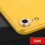 Anneau de Protection d'objectif d'appareil photo pour iPhone XR, placage en aluminium