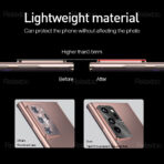 protecteur d'objectif d'appareil photo en aluminium, صب Samsung Galaxy NOTE20 ULTRA - الصورة 4