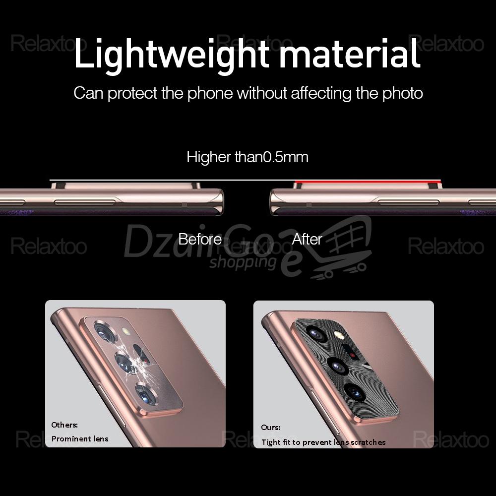 H1ca70d31850e453f9361327553a2c2b82.jpgصب Samsung Galaxy NOTE20 ULTRA protecteur d'objectif d'appareil photo en aluminium, pour Samsung Galaxy NOTE20 ULTRA - الصورة 4