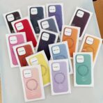 Étui arrière IP14 Magsafe en cuir de qualité supérieure pour iphone 14