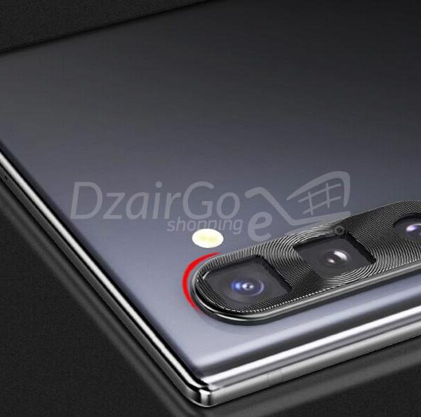 NOTE10/NOTE10+ NOIR Protecteur d'objectif d'appareil photo, خاتم حماية مطلي بالألومنيوم لهاتف سامسونج جلاكسي نوت 10 زائد