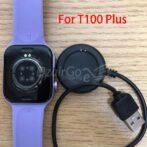 Chargeur avec câble USB 2 broches pour montre connectée T100 Plus, Original, 3mm, 4mm, pour montre connectée X8 Max /G65L, G66L, G500, X7, – Image 3
