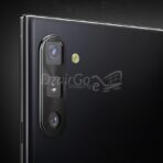 NOTE10/NOTE10+ NOIR Protecteur d'objectif d'appareil photo, خاتم حماية مطلي بالألومنيوم لهاتف سامسونج جلاكسي نوت 10 زائد - الصورة 3