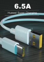 كابل الهاتف,كابل USB من النوع C بقوة 65 وات Super VOOC,شحن سريع,للهاتف الذكي OPPO Realme,هواوي المتوافقة - الصورة 2