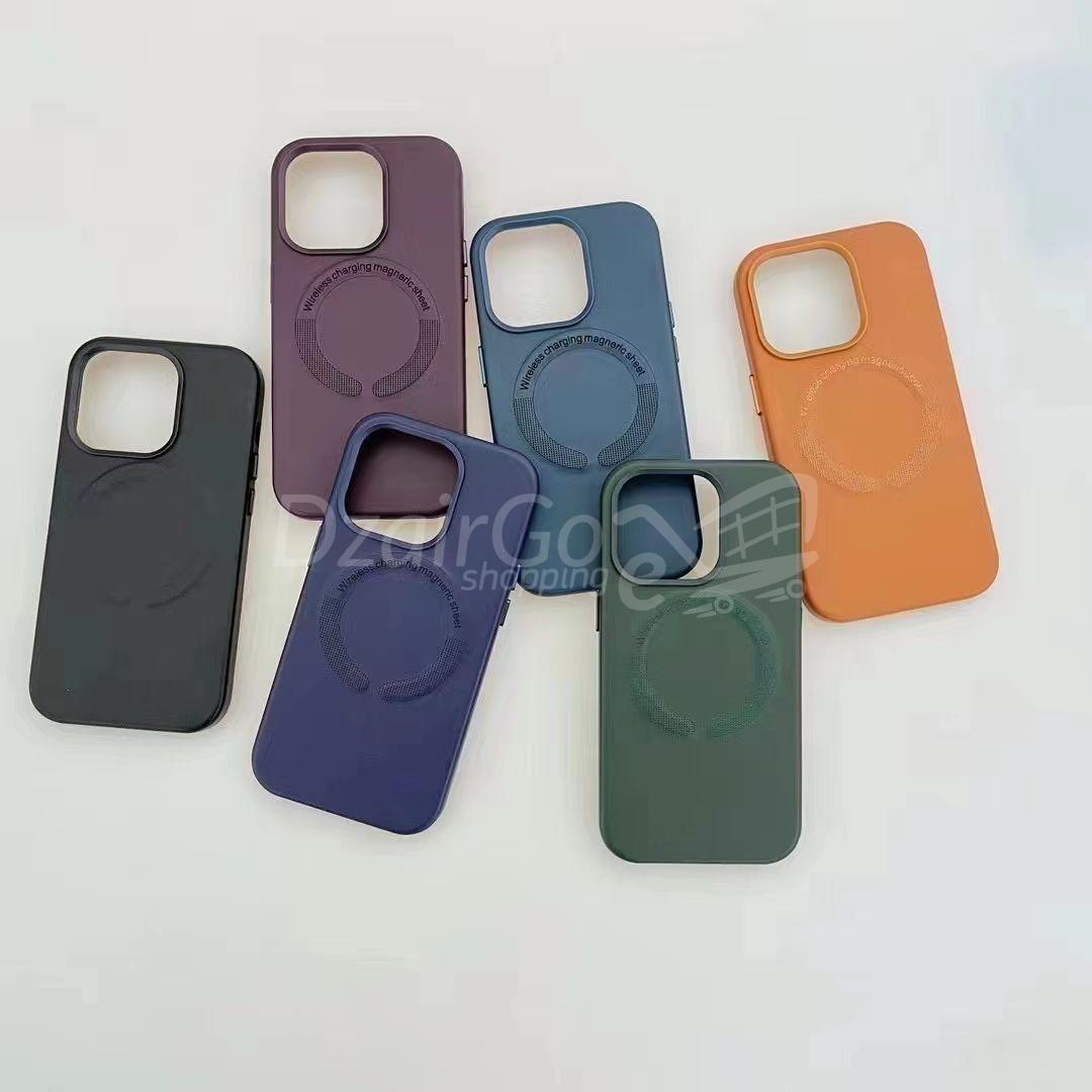 H790822a796d44333b5940f36f08ce658q-1.jpg Étui arrière 14PRO Magsafe en cuir de qualité supérieure pour iphone 14 PRO – Image 1