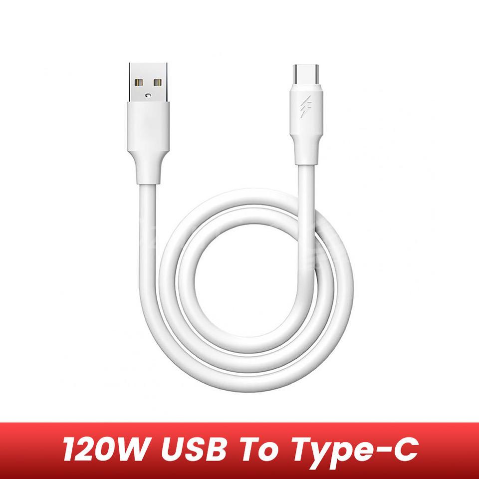 H7EFCE41F82CC448398107955967374FBL.JPG_960X960.JPGنوع C OD6.0سلك شاحن USB-C للشحن السريع والتاريخ Câble USB 6A 120W type-c OD6.0 pour recharge rapide, cordon de chargeur usb-c pour recharge rapide et Date, compatible avec APPLE Huawei Xiaomi Samsung - الصورة 1