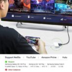 ⁦محول من النوع c إلى HDMI (محول) ماك بوك ايباد⁩ - الصورة ⁦2⁩