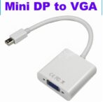 Adaptateur de câble Mini DP vers VGA Port d'affichage Mini DisplayPort Mini Thunderbolt 1080P pour Apple Macbook Mac iMac Pro Air – Image 3