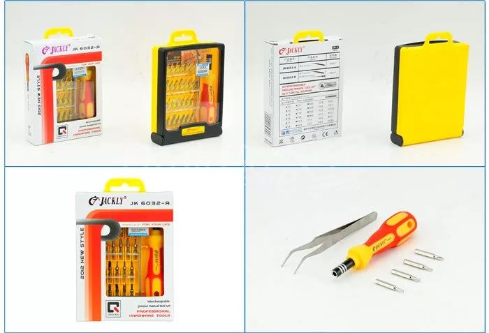 HTB1Ejq_cq1s3KVjSZFAq6x_ZXXap-1.jpg JAKEMY JK-6032A – kit d'outils de réparation professionnels 32 en 1, tournevis de précision multifonctionnel pour iphone, jeu de tournevis pour ordinateur portable – Image 3