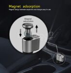 Chargeur auto avec écouteurs Bluetooth Awei A871BL Avec Unique USB Chargeur De Voiture Adaptateur – Image 2