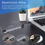 محول HUB 8en1 USB-C type-c إلى HDMI 8k /RJ45/2*Type-C/SD/Micro SD/2*USB 3.0 ماك بوك - الصورة 6