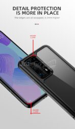 ⁦جراب P4O PRO من السيليكون الأكريليك الهجين المقاوم للصدمات، جراب IPAKY شفاف⁩ - الصورة ⁦2⁩