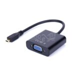 Convertisseur MicroHDMI vers VGA Câble adaptateur micro HDMI mâle – Image 3