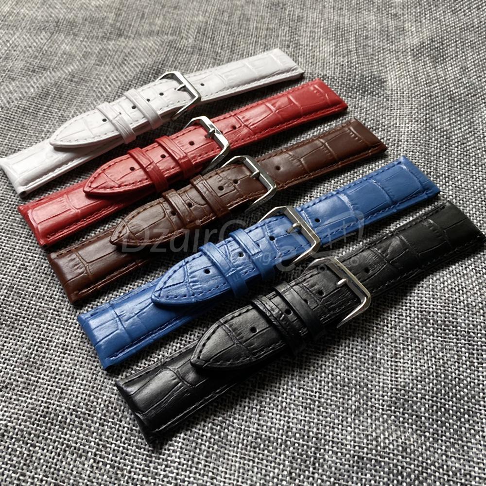 Hfb2af32ee0b4435eba8006ea7a7bc705h.jpgر من جلد التمساح المقلدكية/ساعة متصلة Bracelet 22MM de montre en cuir simili croco. smartwatch /montre connectée - الصورة 3