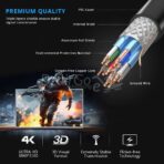 câble d'extension HDMI 2.0 mâle vers HDMI femelle 4K – Image 3