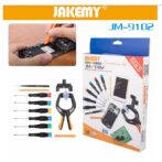 JAKIMEY JM-9102 Ensemble d'outils de réparation de téléphone portable 13 en 1