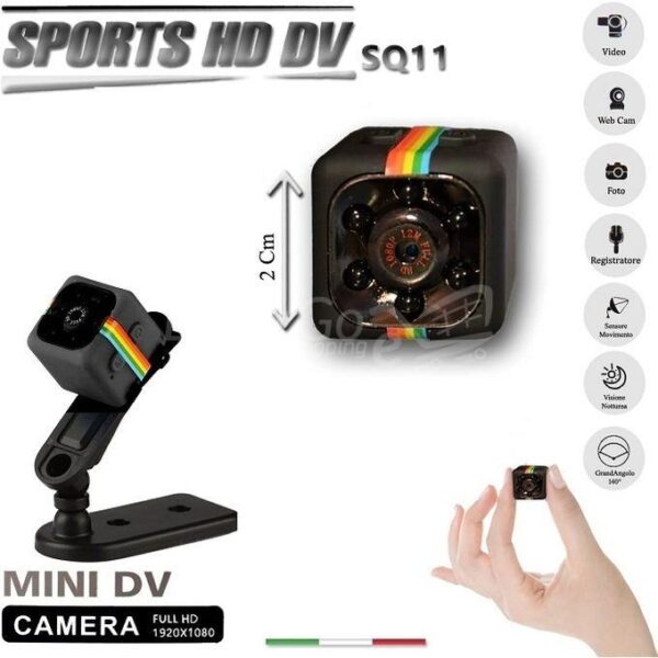 SQ11 1080P ميني HD DV كاميرا