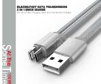 Câble de Recharge USB LDNIO LC86 2x1 - 1.1m - Android & ios