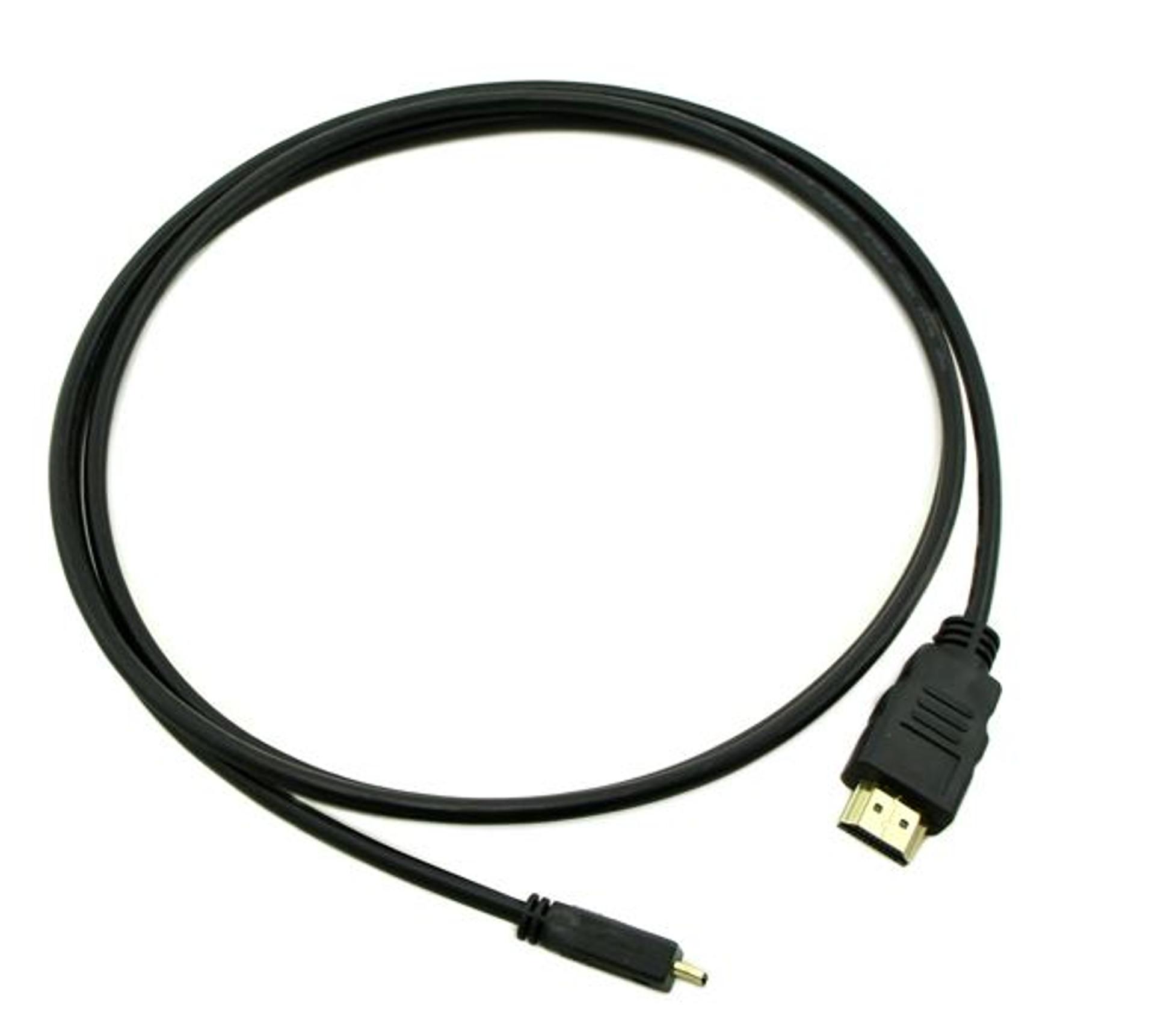 MicroHDMI__41172.1407858925.jpg HDMI Male to Micro HDMI Male Gold Cable - 1.5 M – Image 3