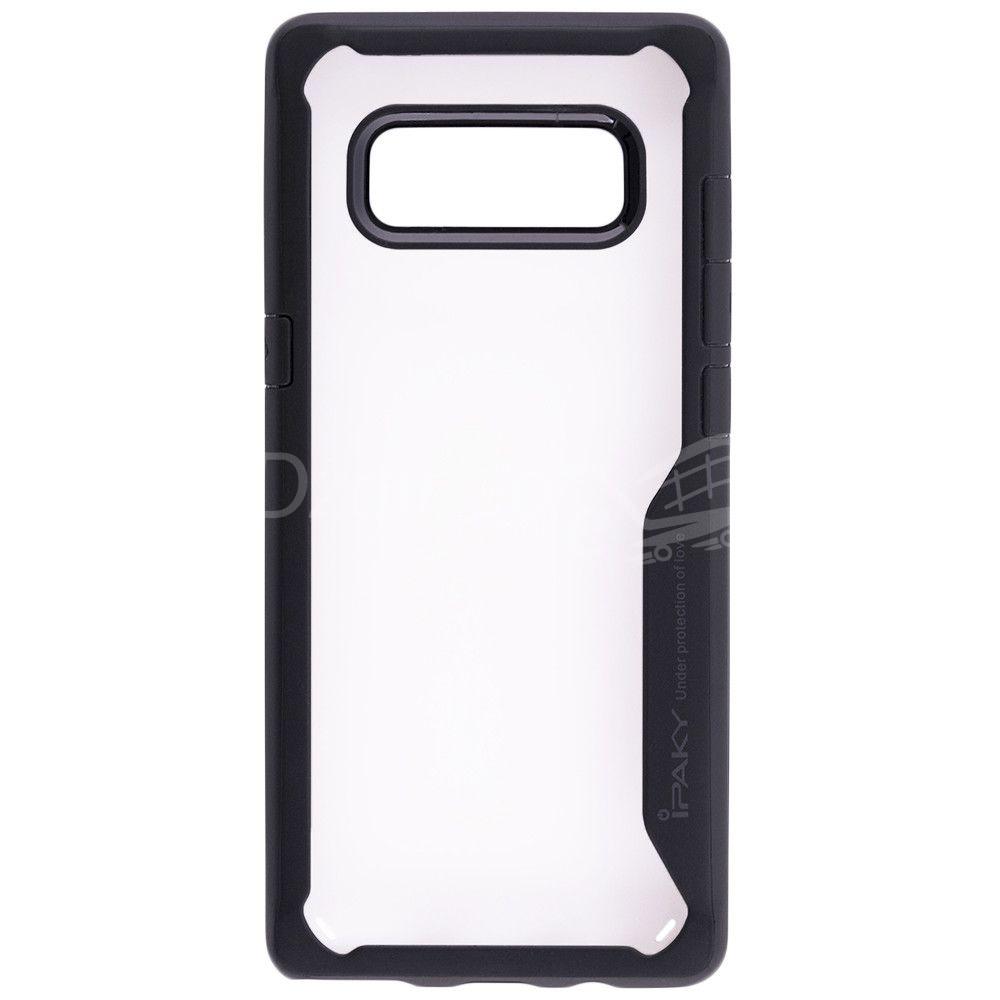 Note-8-ipaky.jpg NOTE8 Coque en Silicone acrylique hybride antichoc IPAKY coque transparente SAMSUNG NOTE 8 – Image 1