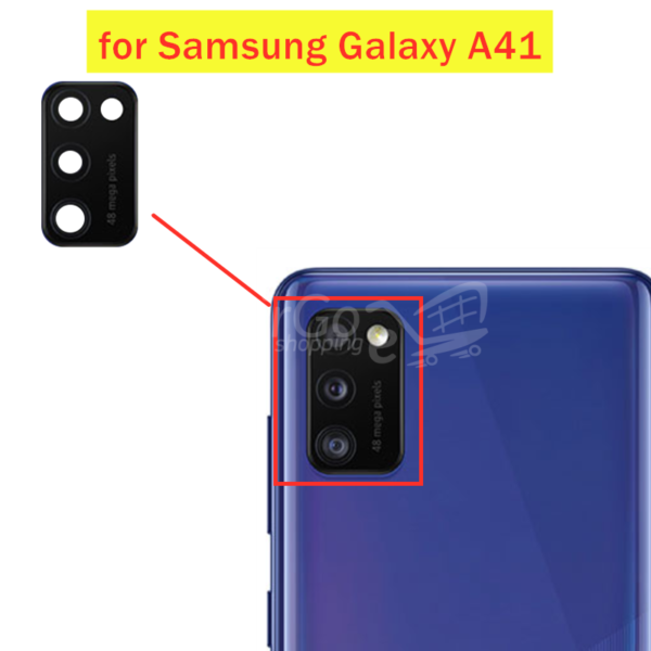 A 41 Protection d'objectif de caméra en métal anti-rayures, pour Samsung Galaxy A41