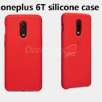 Coque en silicone d'origine 1+ 6T rouge pour Oneplus6T