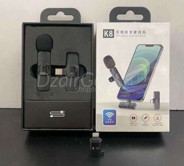 Microphone sans fil bluetooth K8- TYPE C - IOS