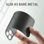 Coque arrière mate avec objectif d'appareil photo, Film de protection souple pour iPhone 12 PRO – Image 2