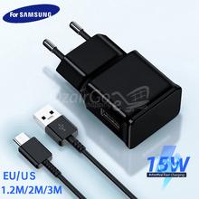 Samsung-usb-charge-charge-adapter-15w-fast-charging-cargador-eu-us-galaxy-s10-s10e-a51-1.jpg_220x2xz-1.jpgz-1.jpg Chargeur SAMSUNG type c 15W ORIGINAL recuperation - الصورة 1