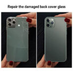 Coque arrière mate avec objectif d'appareil photo, Film de protection souple pour iPhone 12 PRO – Image 4