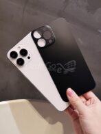 Coque arrière 12PRO MAX  mate avec objectif d'appareil photo, Film de protection souple pour iPhone 12 PRO MAX – Image 3