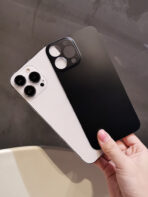 Coque arrière 12PRO MAX  mate avec objectif d'appareil photo, Film de protection souple pour iPhone 12 PRO MAX – Image 3