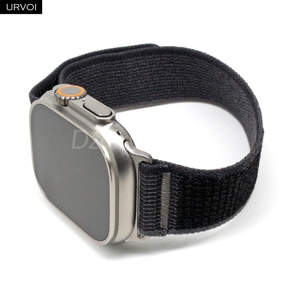 URVOI-nylon-loop-for-apple-watch-band-for-apple watch-ultra-series-8-7.jpg_Q90.jpgم/الساعة الذكية/الساعة المتصلة Bracelet de montre pour Apple Watch, 44mm 45mm 42mm, pour Apple Watch Ultra 49mm/smartwatch /montre connectée - الصورة 5