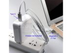 ⁦كابل شحن USB-C إلى MagSafe2 PD  (نصيحة على شكل حرف T) 100 دبليو ماك بوك⁩ - الصورة ⁦2⁩