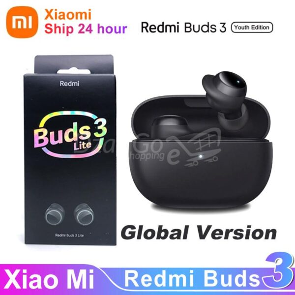 Écouteurs Bluetooth Xiaomi Redmi Buds 3 Lite ORIGINAL  Bluetooth 5.2 TWS, version globale