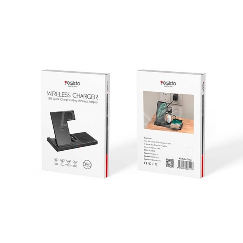 Yesido-Wireless-Charger-DD13-12.JPGعم المحمول دي مكتب ييسيدو DS13 CHARGEUR MAGSAFE & SUPPORT MOBILE DE BUREAU YESIDO DS13 - الصورة 1