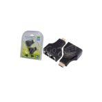 موسع HDMI إلى محول شبكة Ethernet RJ45 مزدوج ثلاثي الأبعاد عبر Cat 5e / 6 HD 1080p -نوير- - الصورة 3