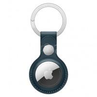 Apple-porte-clecs-airtag-cuir-bleu-baltic-uno-maroc.jpegي لـ Apple Airtagroحالة وقائية لأبل AirTagث porte-clés en cuir simili pour Apple Airtag, étui de protection pour Apple AirTag, Bluetooth, traceur de localisation - الصورة 3