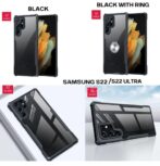 S22Ultra Antichoc Anneau Support Téléphone XUNDO Cas Couverture Boîtier S22 ULTRA xundd