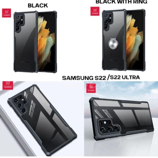 S22Ultra حامل حلقي مقاوم للصدمات للهاتف XUNDO غطاء حماية الإسكان S22 ULTRA xundd