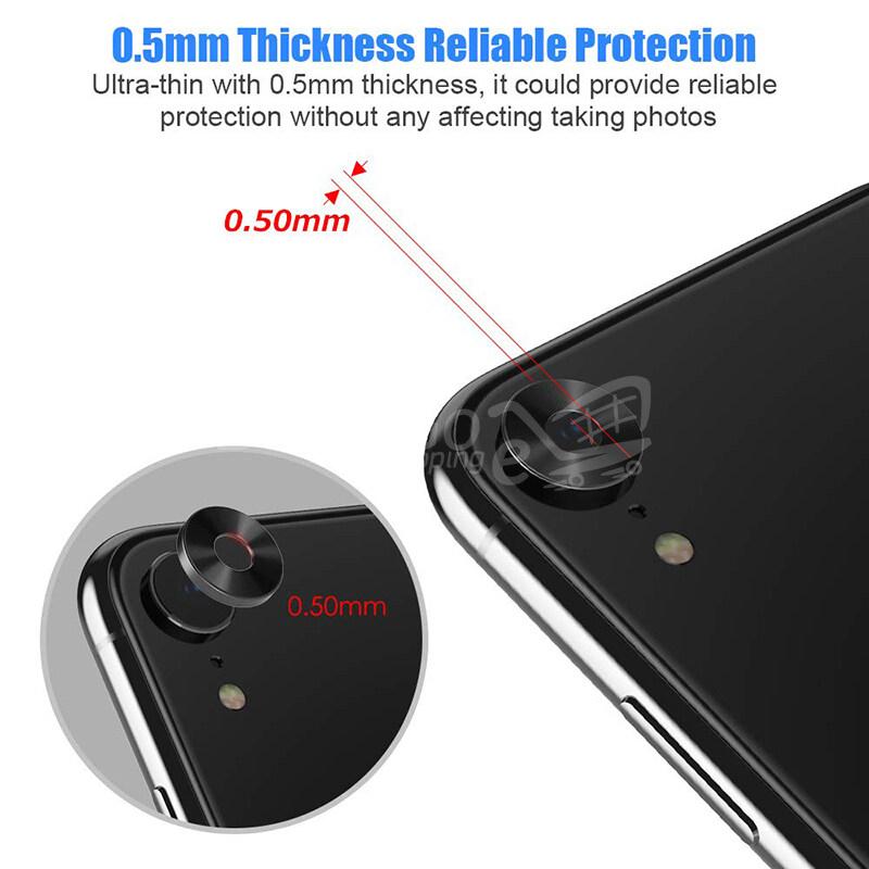 b68640ec3a9cdc75c3d4652752fac9f1.jpgلكاميرا لجهاز iPhone XR Anneau de Protection d'objectif d'appareil photo pour iPhone XR, placage en aluminium - الصورة 2