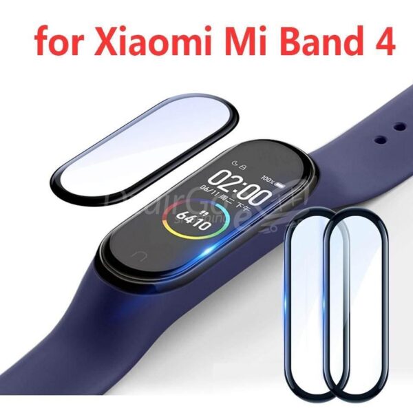 Film de protection 3D en fibre de verre souple ceramic , pour MI BAND 4